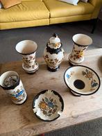 Plateel Gouda Flora en Modica vaas met deksel, Ophalen