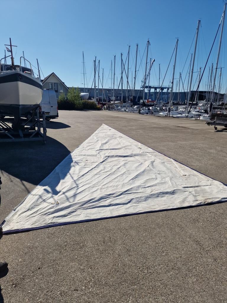 Gebruikte grootzeil /genua Zeilenset voor Hallberg Rassy 372, Watersport en Boten, 30 tot 60 m², 6 meter of meer, Gebruikt, Grootzeil