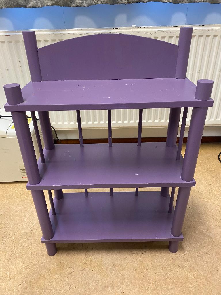 Houten kastje, Ophalen, Met plank(en), Minder dan 50 cm, Gebruikt