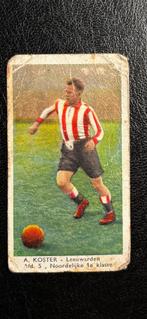 A. Koster – Leeuwarden - Philips Bros Voetbalplaatje – 1932, Ophalen of Verzenden, Gebruikt, Overige binnenlandse clubs, Poster, Plaatje of Sticker