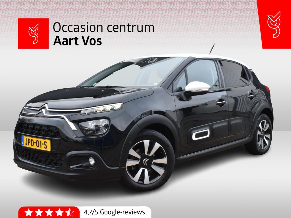 Citroën C3 PureTech 110 Shine | Navigatie | Keyless | Airco, Auto's, Citroën, 1199 cc, Zwart, Bedrijf, Handgeschakeld