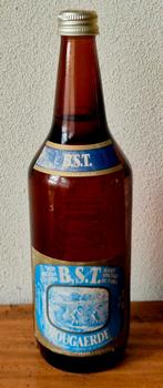 1986 oude volle 0,75 ltr fles HOUGAERDE BST bier LEUVEN, Verzamelen, Ophalen of Verzenden, Flesje(s), Overige merken
