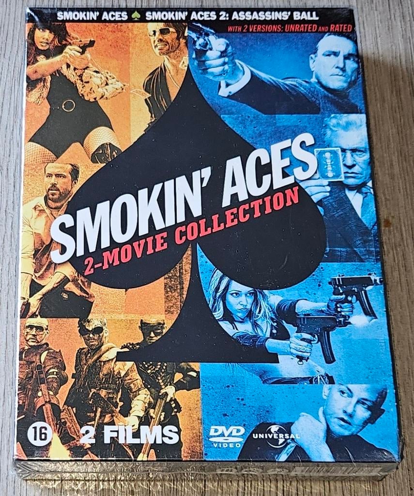 Smokin' Aces 2-Movie Collection DVD, Vanaf 16 jaar, Ophalen of Verzenden, Zo goed als nieuw, Actiethriller