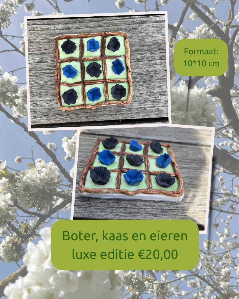 Boter, kaas en eieren keramiek, Ophalen