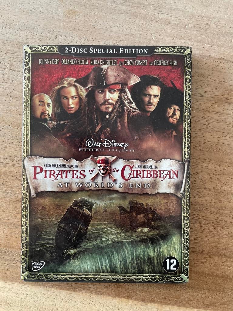 Pirates of the Caribbean. At worlds end. 2 disc box, Cd's en Dvd's, Vanaf 12 jaar, Ophalen of Verzenden, Zo goed als nieuw