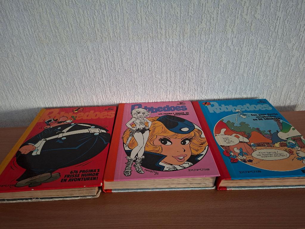 Robbedoes verzamelalbums 167 - 168 - 169, Meerdere stripboeken, Ophalen of Verzenden, Gelezen