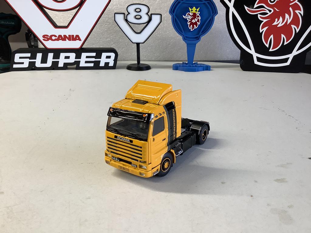 Scania, Hobby en Vrije tijd, Modelauto's | 1:50, Ophalen of Verzenden, Zo goed als nieuw, Bus of Vrachtwagen, Wsi