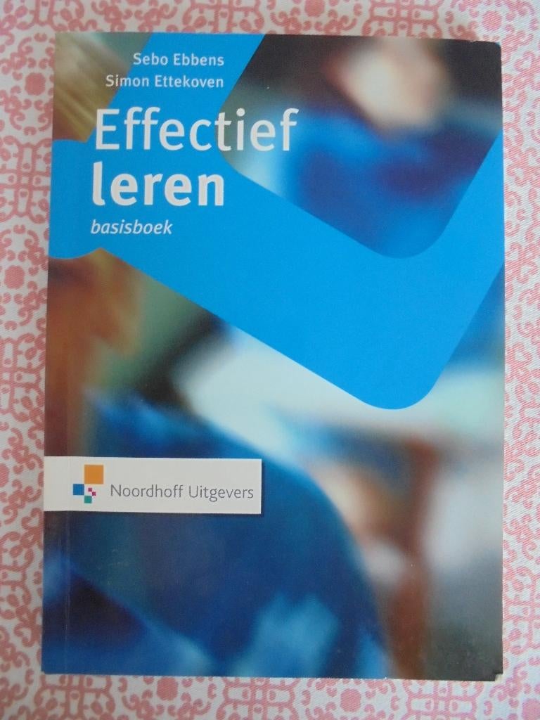 Effectief leren, Boeken, Gelezen, Noordhoff Uitgevers, Beta, HBO