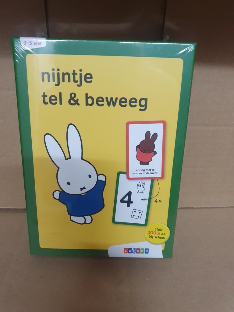 Nijntje Tel & Beweeg Spel - Nieuw in verpakking, Ophalen of Verzenden, Nieuw, Overige typen