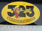 sticker squadron 323 f-16 rnlaf leeuwarden logo boogschutter, Verzenden, Zo goed als nieuw, Bedrijf of Vereniging