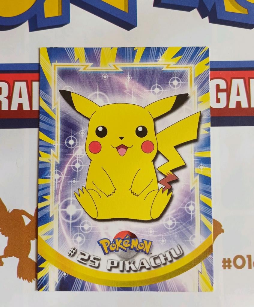 Pikachu #25 topps frans, Ophalen of Verzenden, Nieuw, Losse kaart