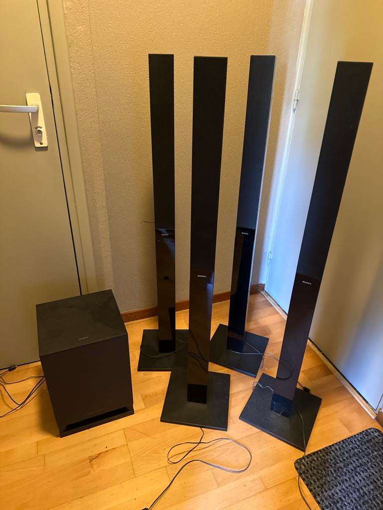 Sony home cinema speakerset, Audio, Tv en Foto, Home Cinema-sets, 70 watt of meer, Ophalen of Verzenden, Sony, Gebruikt