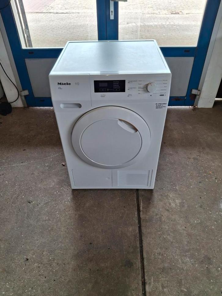 Miele warmtepompdroger T1 eco, Witgoed en Apparatuur, Wasdrogers, Zo goed als nieuw, Condens, Voorlader, 6 tot 8 kg, Minder dan 85 cm