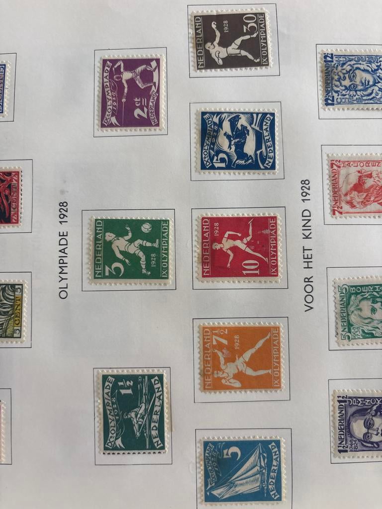 Nederland Postzegels Olympische Spelen 1928 - Complete Set, Postzegels en Munten, Ophalen of Verzenden, T/m 1940, Postfris