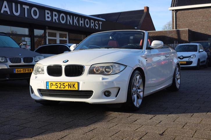 BMW 1 Serie Cabrio 120i HIGH EXECUTIVE | LEDER | NAVI | LED, Auto's, BMW, Bedrijf, Te koop, 1-Serie, ABS, Airbags, Airconditioning