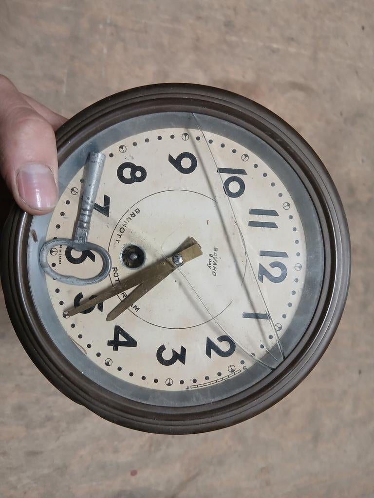 Klok scheepsklok uurwerk, Huis en Inrichting, Ophalen of Verzenden, Wandklok