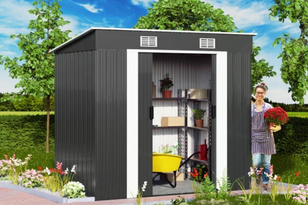 Tuinhuis tuinschuur tuinkast staal GRATIS BEZORGD!, Verzenden, Nvt, Nvt, Nvt