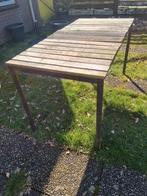 tuintafel, Ophalen, Gebruikt, Rechthoekig, Metaal
