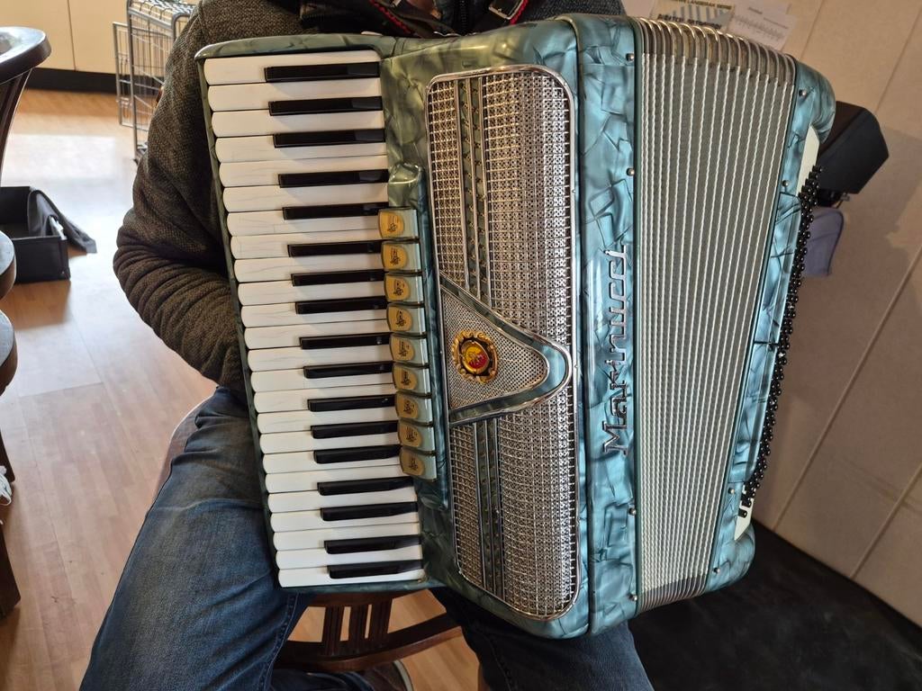 Marinucci Toetsaccordeon - Zo goed als nieuw, Muziek en Instrumenten, Accordeons, Ophalen, Overige formaten, Toetsaccordeon, Zo goed als nieuw