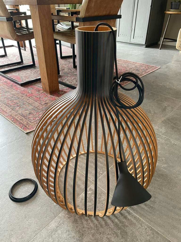 Secto Design Octo 4240 hanglamp zwart, Ophalen, Gebruikt, 50 tot 75 cm, Design