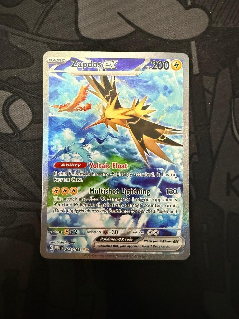 Zapdos ex (202) van 151, Ophalen of Verzenden, Nieuw, Losse kaart, Foil