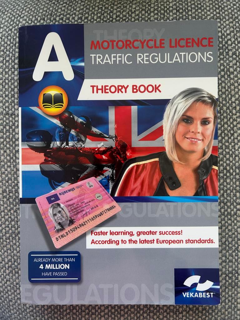 Motorcycle Licence Traffic Regulations - Theory Book A, Ophalen of Verzenden, Zo goed als nieuw, Algemeen
