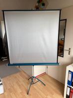 Projectiescherm Corvette Projecta op statief 125x125 cm, Ophalen, Handmatig, Zo goed als nieuw