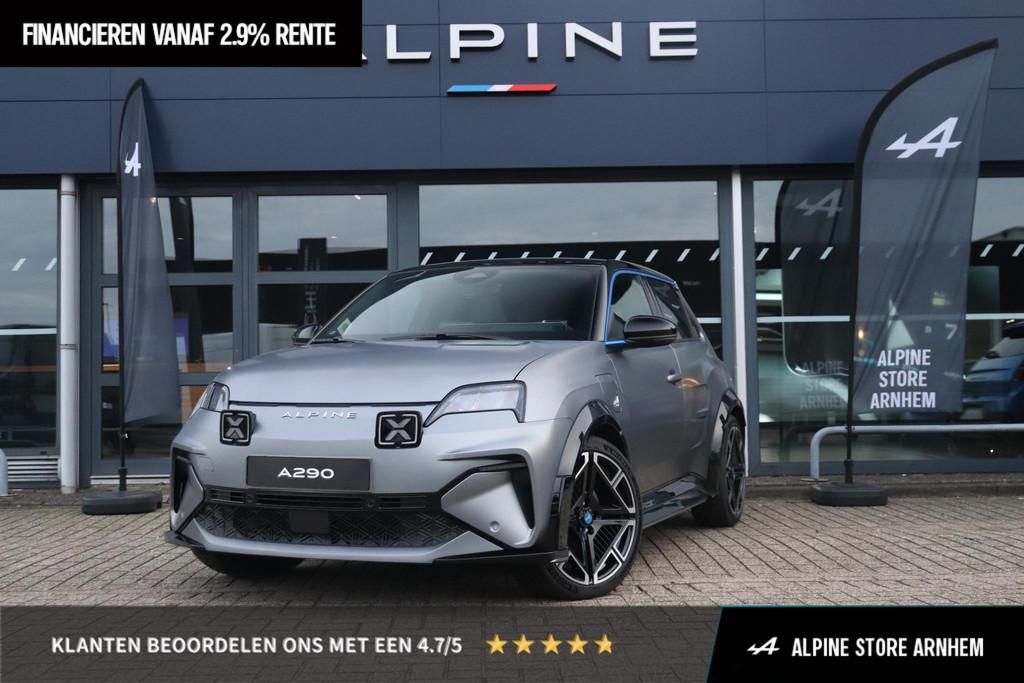 Alpine A290 GT Premium 52 kWh | DEVIALET Audio | Stoel & Stu, Adaptive Cruise Control, Huisgarantie, Met garantie (alle), Blauw