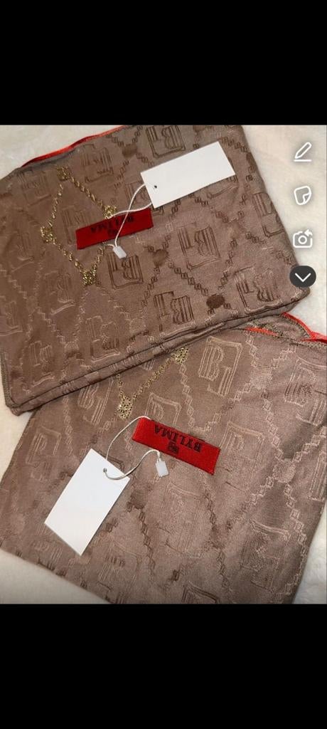 Gevraagd Bylima Hoofddoek Bruin Bronze met Steentjes - Nieuw, Bylima, Ophalen of Verzenden, Nieuw