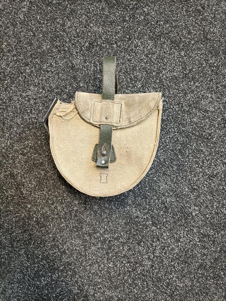 Vintage canvas munitie tas, Verzenden, Landmacht, Overige gebieden, Overige typen