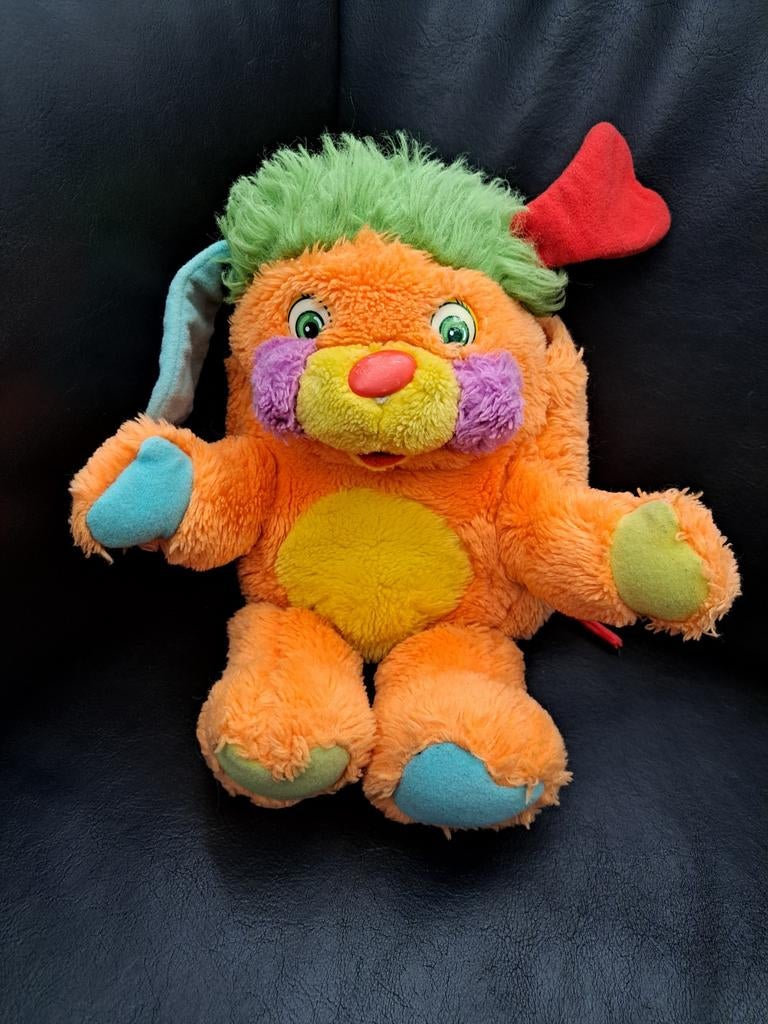 Oranje Popples knuffel jaren 80, Kinderen en Baby's, Speelgoed | Knuffels en Pluche, Ophalen of Verzenden, Gebruikt, Overige typen