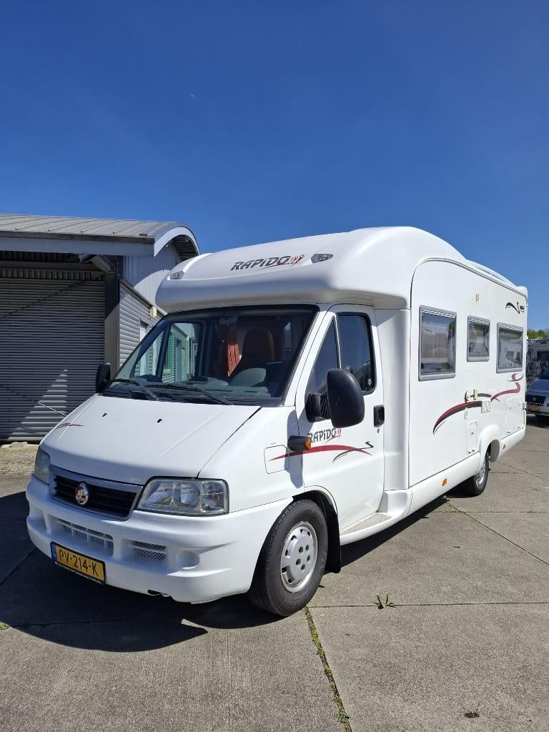 Rapido 7087F 2 persoons camper, Caravans en Kamperen, Campers, Achteruitrijcamera, Fiat, Tot en met 2, 6 tot 7 meter