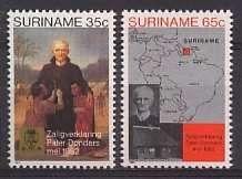 Suriname 198/9 postfris Rotary International 1980, Postzegels en Munten, Postzegels | Suriname, Ophalen of Verzenden, Postfris