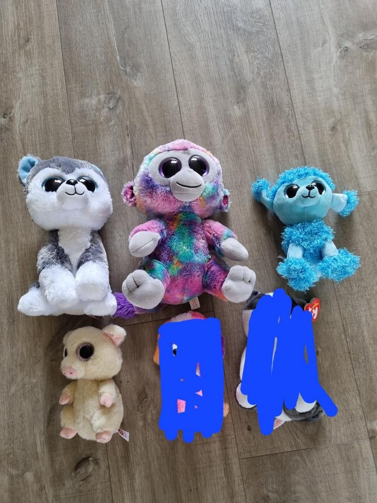 TY Beanie Boo knuffels, 4 stuks, in goede staat.

2€ pst., Ophalen of Verzenden, Overige typen