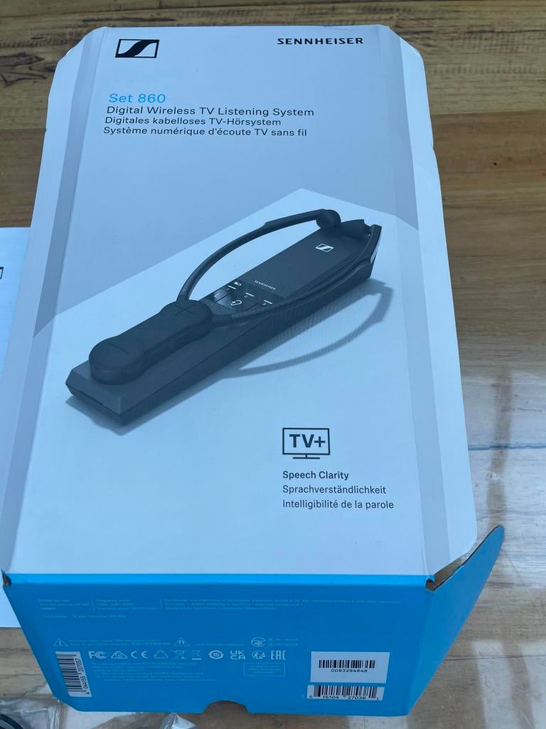 TV luister systeem Sennheiser set 860, Ophalen of Verzenden, Zo goed als nieuw