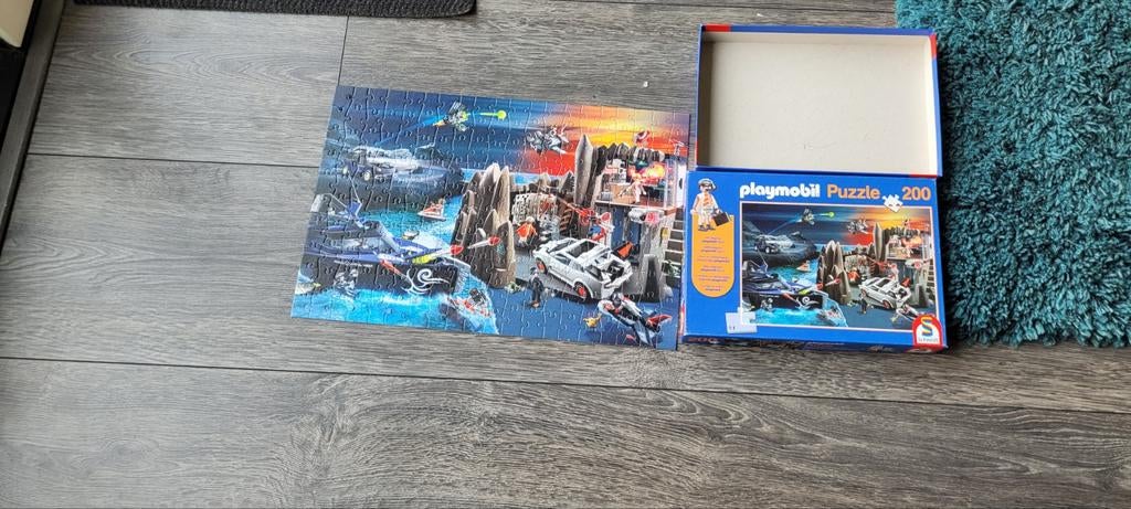 Playmobile puzzel compleet, Ophalen, Meer dan 50 stukjes, Gebruikt, 6 jaar of ouder