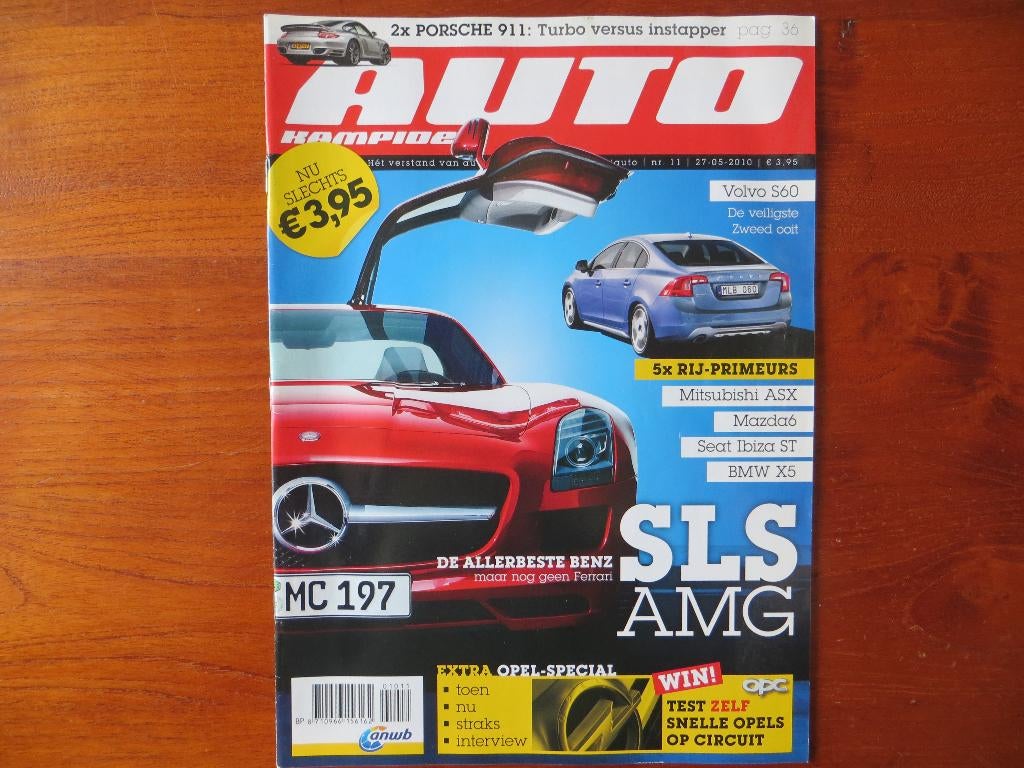 Autokampioen 11 2010 Opel special, SLS AMG, C70, 300 SL, X5, Ophalen of Verzenden, Nieuw, Opel