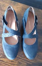 Donkerblauwe Helioform damesschoen maat 6.5 / 40, Blauw, Instappers, Ophalen of Verzenden, Zo goed als nieuw