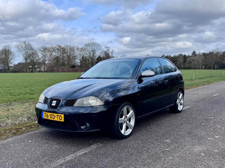 Seat Ibiza 1.6 benzine 2007 Zwart, Auto's, Seat, Particulier, Ibiza, Benzine, D, Hatchback, Handgeschakeld, Origineel Nederlands