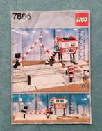Lego trein spoorweg overgang instructie boek (set 7766), Ophalen of Verzenden, Gebruikt, Losse stenen, Lego