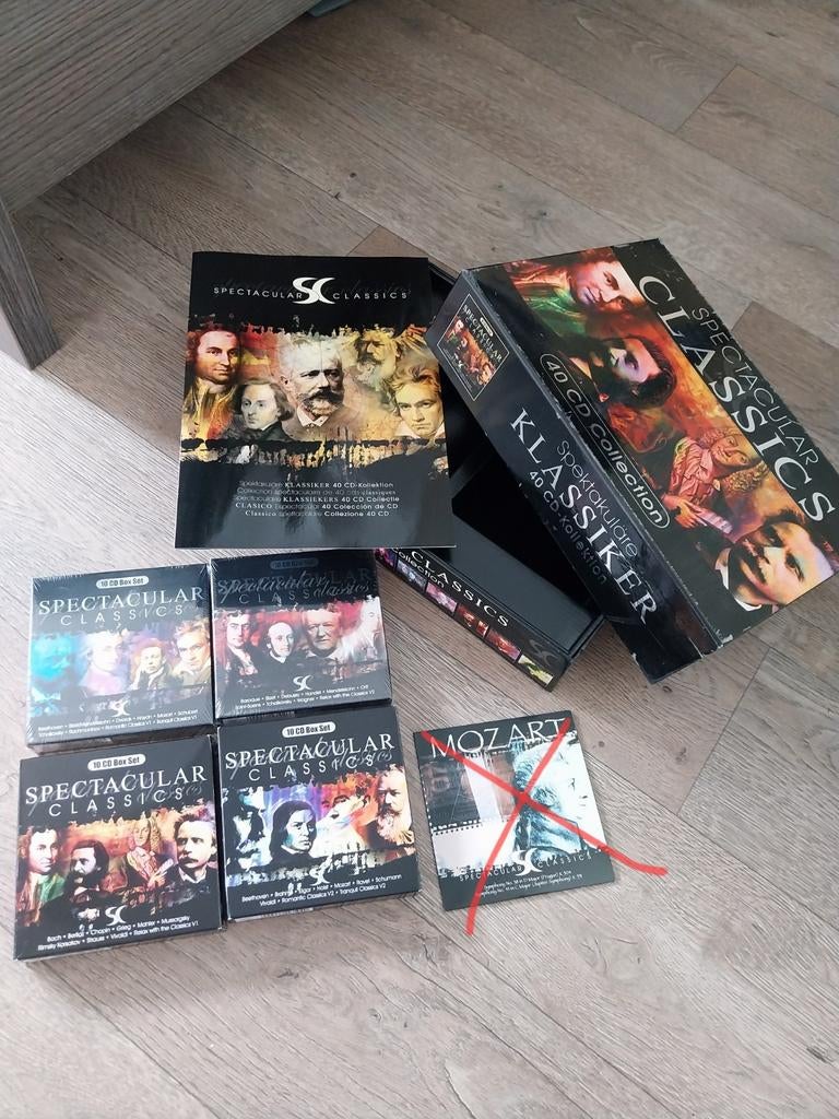 Spectacular Classics 40 CD Collection - 39 CD's, Cd's en Dvd's, Cd's | Klassiek, Ophalen of Verzenden, Boxset