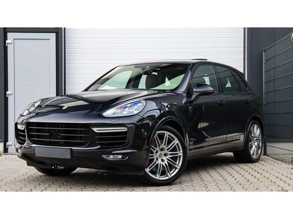Porsche - Cayenne - 4.8 Turbo - 6-ZKP-71 - 2015, Auto's, Automaat, Cayenne, Gebruikt, Blauw