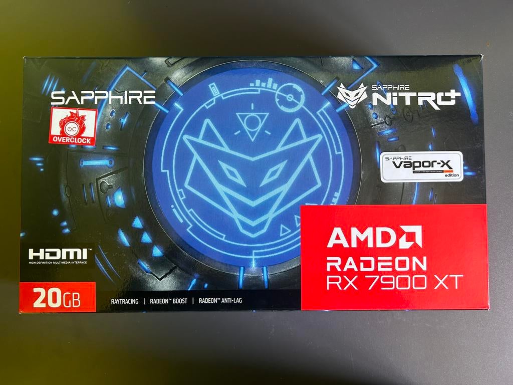 Sapphire RX 7900 XT Nitro+ 20GB – Nieuw/Compleet, Computers en Software, Videokaarten, Ophalen of Verzenden, GDDR6, PCI-Express 4