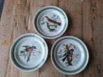 3 Vintage Portmeirion 'Birds of Britain' bordjes 1978, Ophalen of Verzenden
