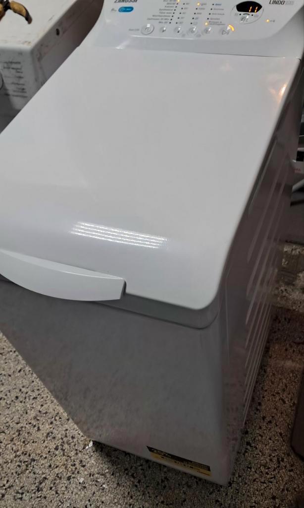 zanussi lindo 100 bovenlader  1jaar oud, Witgoed en Apparatuur, Wasmachines, Zo goed als nieuw, Bovenlader, 6 tot 8 kg, 85 tot 90 cm