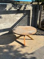 Ronde tuintafel diameter 140cm voor 6 personen, Ophalen, Gebruikt, Hout