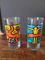 Set van 2 Keith Haring glazen - Quick, Ophalen of Verzenden, Zo goed als nieuw