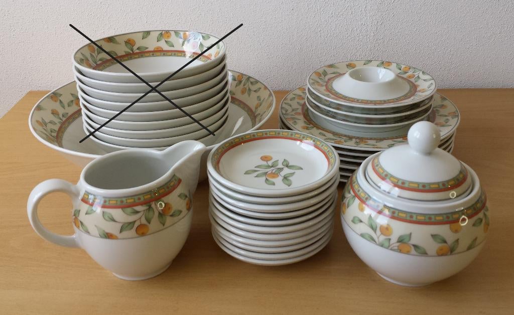 Koffietijd Servies - Diverse Onderdelen - Art + Design, Huis en Inrichting, Ophalen of Verzenden, Zo goed als nieuw, Nvt, Nvt