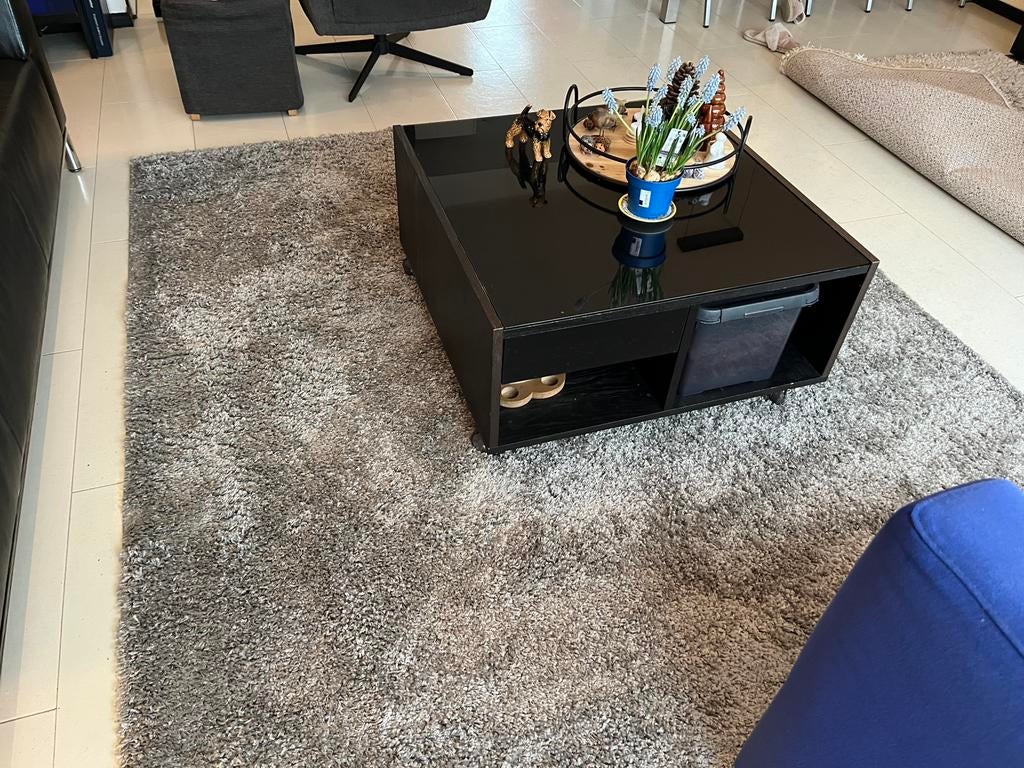 Mooi kleed, grijs, 200 x 290 cm, Ophalen, 200 cm of meer, Zo goed als nieuw, Grijs