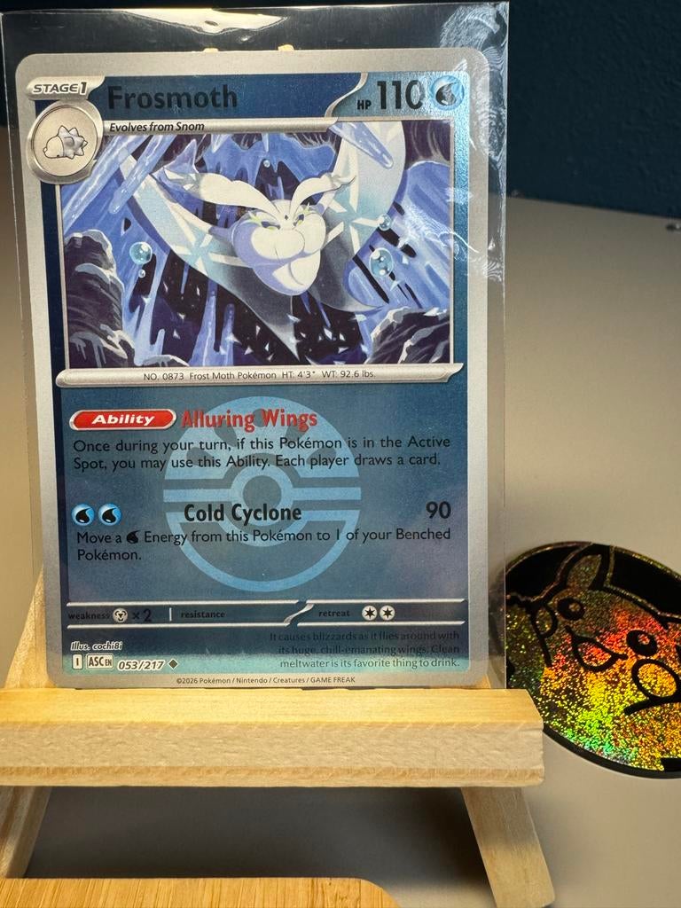 Pokémon kaart: Frosmoth - 053/217, Ophalen of Verzenden, Zo goed als nieuw, Losse kaart